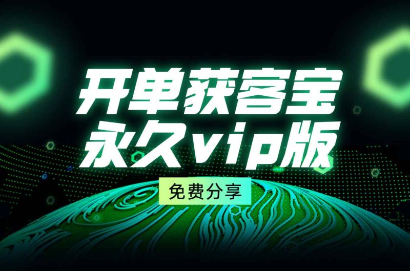 开单获客宝永久vip版-十一实验室