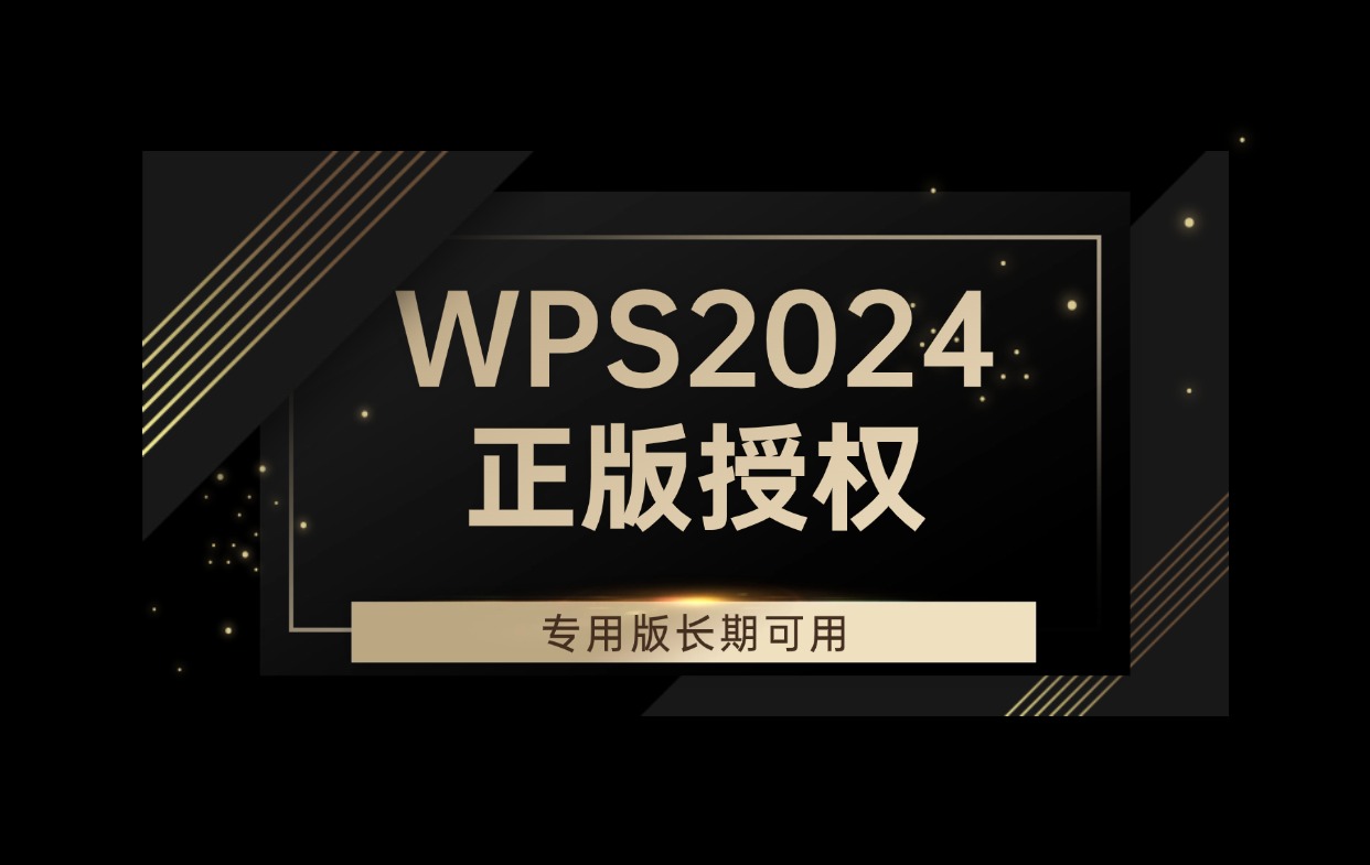 WPS2024正版授权_地方专用版